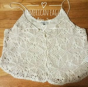 American Eagle Crochet Tank Top